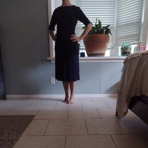 Vintage Navy-blue Dress